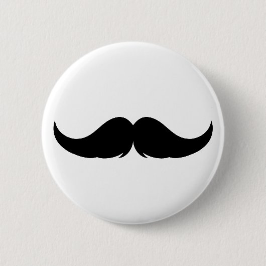 Maßgeschneiderter Petite Handlebar Mustache Button (Vorderseite)