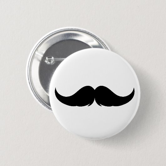 Maßgeschneiderter Petite Handlebar Mustache Button (Vorne & Hinten)