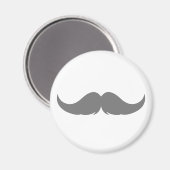Maßgeschneiderter Petite Handlebar Mustache Magnet (Vorderseite/Rückseite)