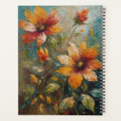 Maßgeschneiderter Planer, boho, botanischer Plan Planer (Rückseite)