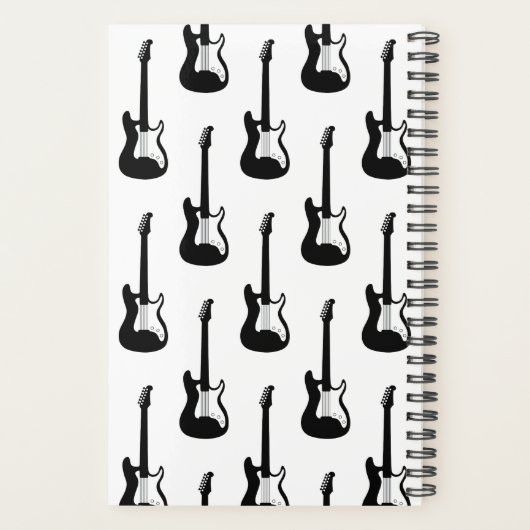 Maßgeschneiderter Planer für Gitarrenspieler oder (Rückseite)