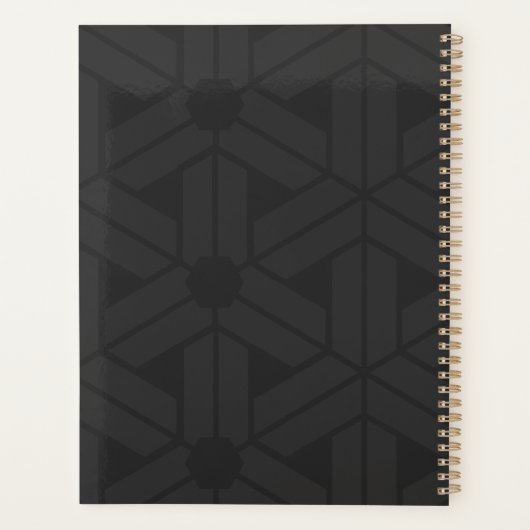 Maßgeschneiderter Planer mit Personalisierter Abde (Rückseite)