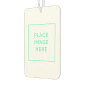 Maßgeschneiderter Portrait Rectangle Air Freshener Autolufterfrischer (Links)