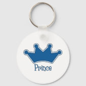 Maßgeschneiderter Prinz - Krone Schlüsselanhänger (Vorderseite)