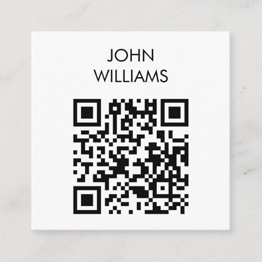 Maßgeschneiderter QR-Code für die Ausstellung Begleitkarte (Vorderseite)