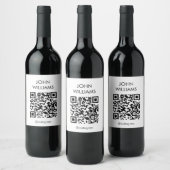 Maßgeschneiderter QR-Code für die Ausstellung Weinetikett (Flaschen)