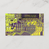 Maßgeschneiderter QR-Code für die moderne grüne Le Visitenkarte (Vorderseite)