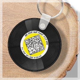 Maßgeschneiderter QR-Code LP Vinyl | SCHLÜSSELANHÄ Schlüsselanhänger