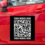 Maßgeschneiderter QR-Code Scannable Small Business Auto Magnet<br><div class="desc">Maßgeschneiderter QR Code Scannable Small Business Vehicle Car Magnet</div>