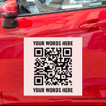 Maßgeschneiderter QR-Code Scannable Small Business Auto Magnet<br><div class="desc">Maßgeschneiderter QR Code Scannable Small Business Vehicle Car Magnet</div>