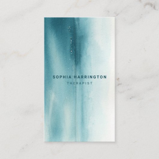 Maßgeschneiderter QR Code Scannable Therapeut Visitenkarte (Vorderseite)