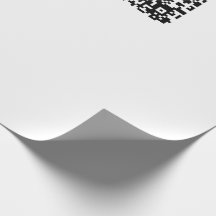 Maßgeschneiderter QR-Code Schwarz/Weiß Abstrakt Ge