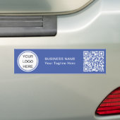 Maßgeschneiderter QR-Code und Firmenlogos Firmenbl Autoaufkleber (Auf Auto)