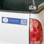 Maßgeschneiderter QR-Code und Firmenlogos Firmenbl Autoaufkleber (Auf Lkw)