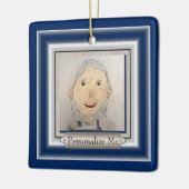 Maßgeschneiderter Rahmen zum Hinzufügen von Foto-  Keramikornament (Links)