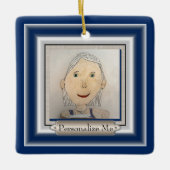 Maßgeschneiderter Rahmen zum Hinzufügen von Foto-  Keramikornament (Vorderseite)