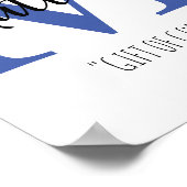 Maßgeschneiderter Raum für Babyname Poster (Ecke)