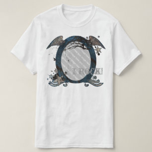 Maßgeschneiderter Retro Rocker Foto T - Shirt Stee