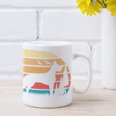 Maßgeschneiderter Retro-Stilvoll Großer Dog Lover Kaffeetasse