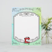 Maßgeschneiderter Retroständer für das Rezept Buch (Stehend Vorderseite)