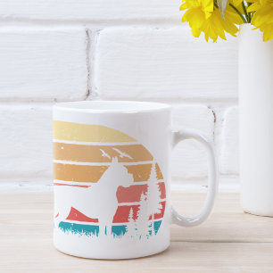 Maßgeschneiderter Retrostil für Vintagen Boxer-Dog Kaffeetasse