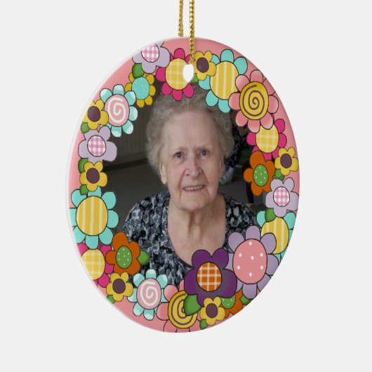 Maßgeschneiderter Ring von Blume Foto Ornament (Rechts)