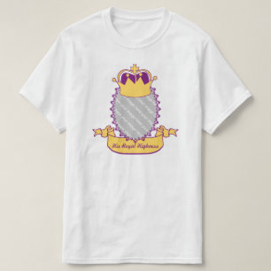 Maßgeschneiderter Royal Highness Crown Foto T - Sh T-Shirt