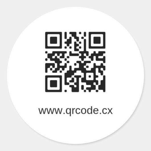 Maßgeschneiderter Rundaufkleber Runder Aufkleber (Vorderseite)