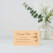 Maßgeschneiderter rustikaler Bauernhof Einfach Visitenkarte (Stehend Vorderseite)