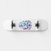 Maßgeschneiderter Schädel Skateboard (Horizontal)