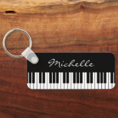 Maßgeschneiderter Schlüsselanhänger mit schwarzwei (Rückseite)