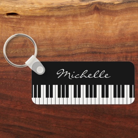 Maßgeschneiderter Schlüsselanhänger mit schwarzwei (Rückseite)