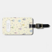 Maßgeschneiderter skandinavischer Wald Nahtloses M Gepäckanhänger (Vorderseite horizontal)