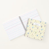 Maßgeschneiderter skandinavischer Wald Nahtloses M Notizblock (Innenseite)