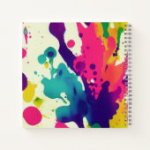 Maßgeschneiderter Sketch Wasserfarbenschlag Notizblock (Rückseite)