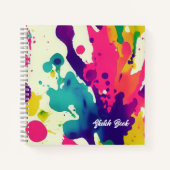 Maßgeschneiderter Sketch Wasserfarbenschlag Notizblock (Vorderseite)