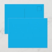 Maßgeschneiderter Sky Blue Picture Perfect Standar Postkarte (Vorne/Hinten)
