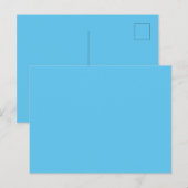Maßgeschneiderter Sky Blue Picture Perfect Standar Postkarte (Vorne/Hinten)