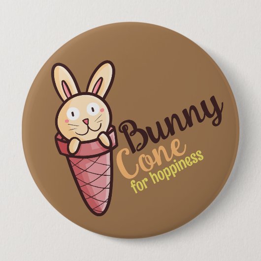 Maßgeschneiderter Sonnenkone Button (Vorderseite)