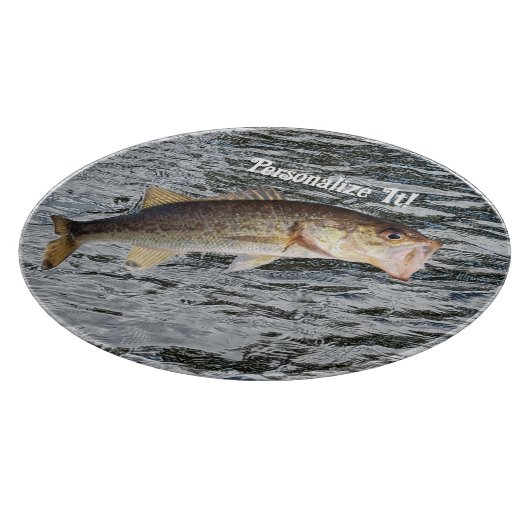 Maßgeschneiderter Springbarsch Schneidebrett (Ecke)