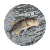 Maßgeschneiderter Springbarsch Schneidebrett (Vorderseite)