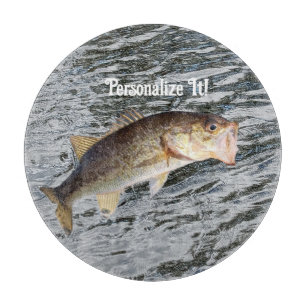 Maßgeschneiderter Springbarsch Schneidebrett