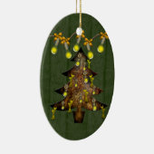 Maßgeschneiderter Stahlbaum Keramik Ornament (Rechts)