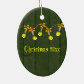 Maßgeschneiderter Stahlbaum Keramik Ornament (Hinten)