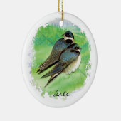 Maßgeschneiderter Stallschlauch, Vögel, Natur, Wil Keramikornament (Rechts)