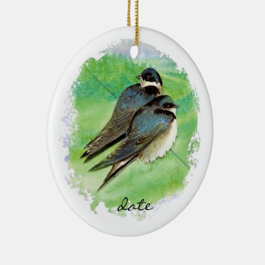 Maßgeschneiderter Stallschlauch, Vögel, Natur, Wil Keramikornament (Rechts)