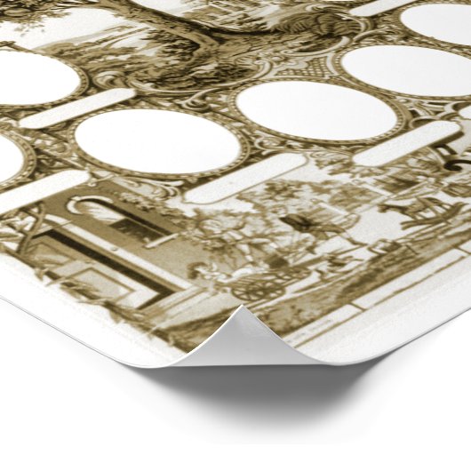 Maßgeschneiderter Stammbaum Poster (Ecke)