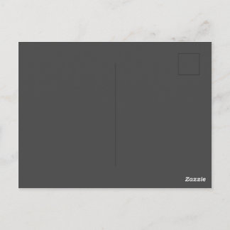 Maßgeschneiderter Standard für Dunkelgrau-Picture- Postkarte