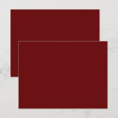 Maßgeschneiderter Standard für dunkelrote Bilder Postkarte (Vorne/Hinten)