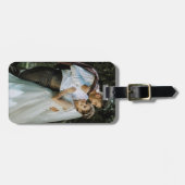 Maßgeschneiderter Tag für Hochzeiten mit Couple's Gepäckanhänger (Vorderseite horizontal)